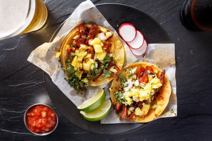 Savory Breakfast Taco with Salsa