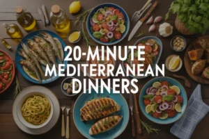 12 Easy Recipes Ready in 20 Minutes : Quick Mediterranean Dinners