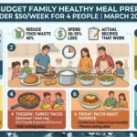 budget family healthy meal prep