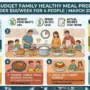 Budget Family Healthy Meal Prep Under $50 budget family healthy meal prep