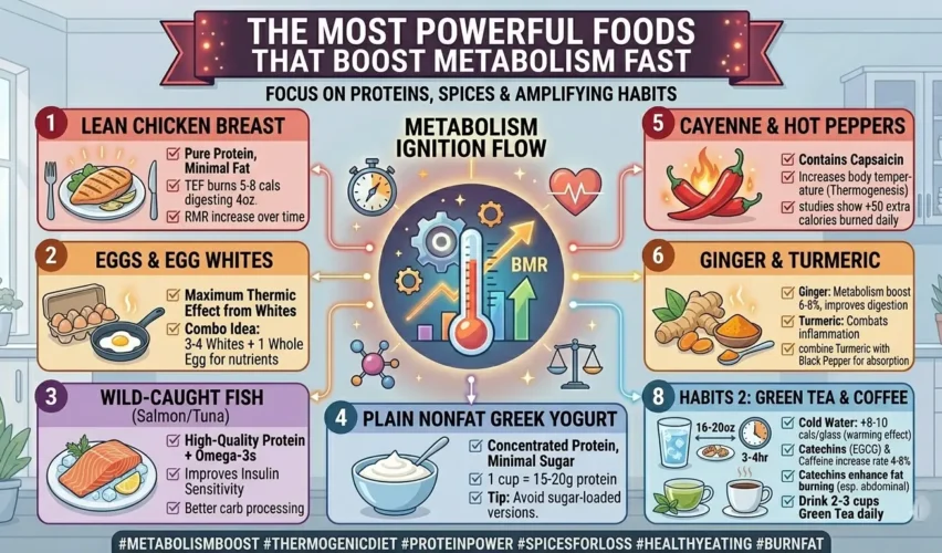 foods that boost metabolism fast