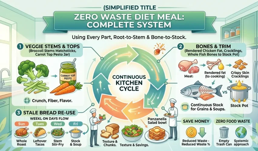 zero waste diet meal
