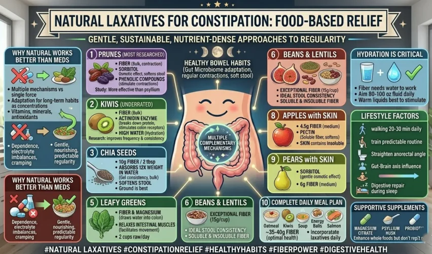 best natural laxatives for constipation