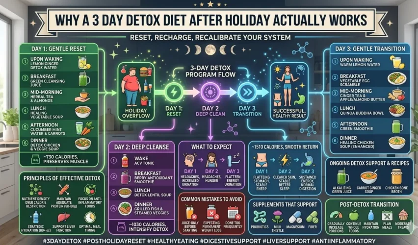 3 day detox diet after holiday