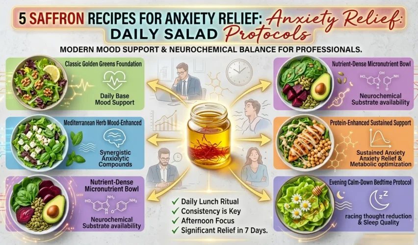 Saffron Recipes for Anxiety Relief