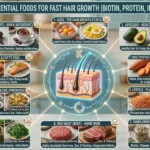 foods that promote hair growth fast