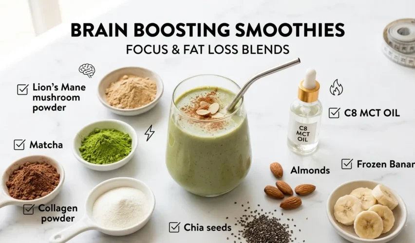nootropic smoothies for focus and fat loss