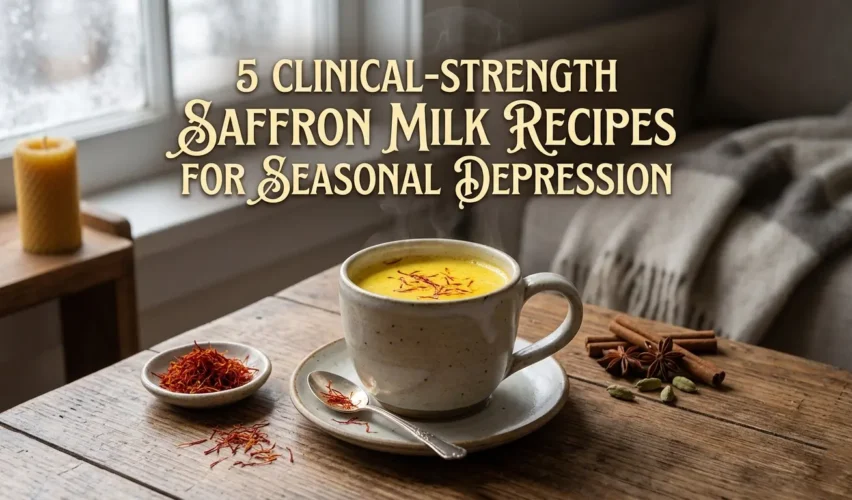 saffron milk recipes for seasonal depression